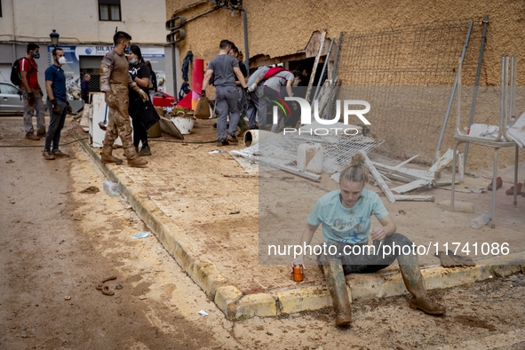 The town of Xiva, close to Valencia, is heavily affected by the floods of the last week. The visit of the King of Spain, Felipe VI, is plann...