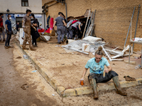 The town of Xiva, close to Valencia, is heavily affected by the floods of the last week. The visit of the King of Spain, Felipe VI, is plann...