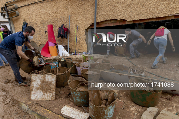 The town of Xiva, close to Valencia, is heavily affected by the floods of the last week. The visit of the King of Spain, Felipe VI, is plann...