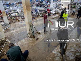 The town of Xiva, close to Valencia, is heavily affected by the floods of the last week. The visit of the King of Spain, Felipe VI, is plann...