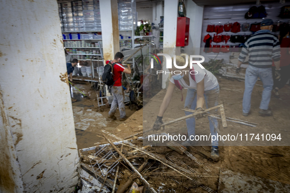 The town of Xiva, close to Valencia, is heavily affected by the floods of the last week. The visit of the King of Spain, Felipe VI, is plann...