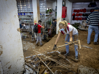 The town of Xiva, close to Valencia, is heavily affected by the floods of the last week. The visit of the King of Spain, Felipe VI, is plann...