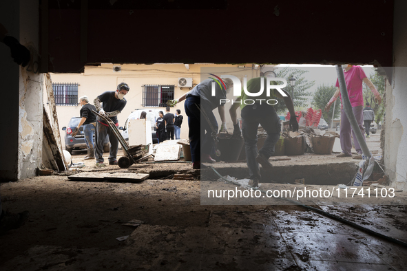 The town of Xiva, close to Valencia, is heavily affected by the floods of the last week. The visit of the King of Spain, Felipe VI, is plann...