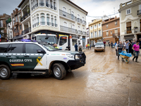 The town of Xiva, close to Valencia, is heavily affected by the floods of the last week. The visit of the King of Spain, Felipe VI, is plann...