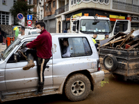 The town of Xiva, close to Valencia, is heavily affected by the floods of the last week. The visit of the King of Spain, Felipe VI, is plann...