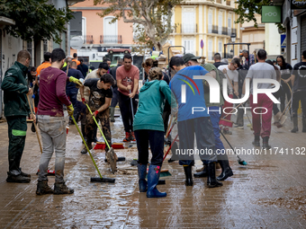 The town of Xiva, close to Valencia, is heavily affected by the floods of the last week. The visit of the King of Spain, Felipe VI, is plann...