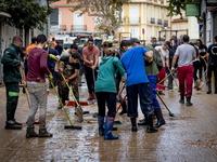 The town of Xiva, close to Valencia, is heavily affected by the floods of the last week. The visit of the King of Spain, Felipe VI, is plann...