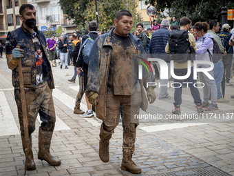 The town of Xiva, close to Valencia, is heavily affected by the floods of the last week. The visit of the King of Spain, Felipe VI, is plann...