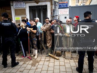 The town of Xiva, close to Valencia, is heavily affected by the floods of the last week. The visit of the King of Spain, Felipe VI, is plann...