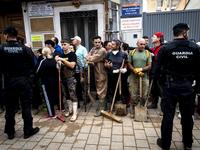 The town of Xiva, close to Valencia, is heavily affected by the floods of the last week. The visit of the King of Spain, Felipe VI, is plann...