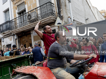 The town of Xiva, close to Valencia, is heavily affected by the floods of the last week. The visit of the King of Spain, Felipe VI, is plann...