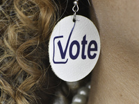 Residents of Orange County in Central Florida participate in early voting for the US presidential elections on December 3. (