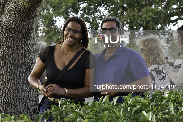 Residents of Orange County in Central Florida participate in early voting for the US presidential elections on December 3. 