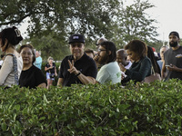 Residents of Orange County in Central Florida participate in early voting for the US presidential elections on December 3. (