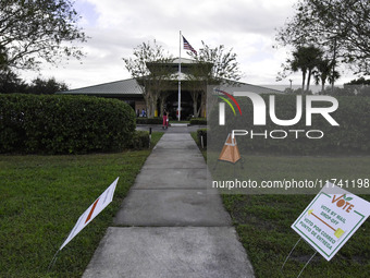 Residents of Orange County in Central Florida participate in early voting for the US presidential elections on December 3. (