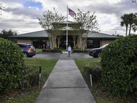 Residents of Orange County in Central Florida participate in early voting for the US presidential elections on December 3. (