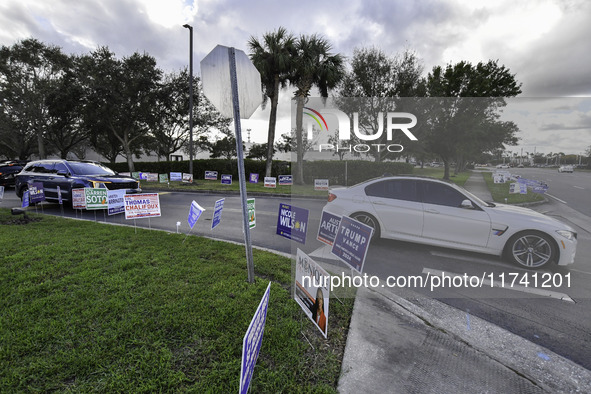 Residents of Orange County in Central Florida participate in early voting for the US presidential elections on December 3. 