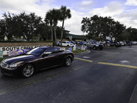 Residents of Orange County in Central Florida participate in early voting for the US presidential elections on December 3. (