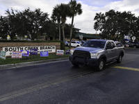 Residents of Orange County in Central Florida participate in early voting for the US presidential elections on December 3. (