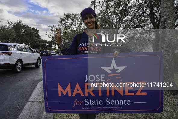 Residents of Orange County in Central Florida participate in early voting for the US presidential elections on December 3. 