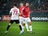 Lukasz Zwolinski participates in the game between Wisla Krakow and GKS Tychy in Krakow, Poland, on November 4, 2024. This is a Betclic 1 Lig...