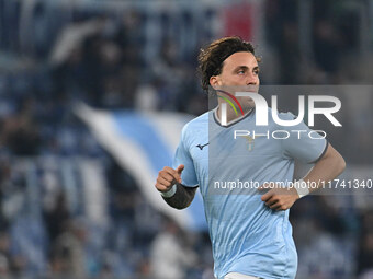 Luca Pellegrini of S.S. Lazio participates in the 11th day of the Serie A Championship between S.S. Lazio and Cagliari Calcio at the Olympic...