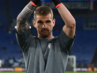 Ivan Provedel of S.S. Lazio participates in the 11th day of the Serie A Championship between S.S. Lazio and Cagliari Calcio at the Olympic S...