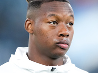 Tijjani Noslin of SS Lazio looks on during the Serie A Enilive match between SS Lazio and Cagliari Calcio at Stadio Olimpico on November 4,...