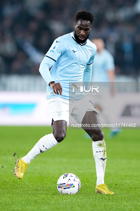 Boulaye Dia of SS Lazio during the Serie A Enilive match between SS Lazio and Cagliari Calcio at Stadio Olimpico on November 4, 2024 in Rome...