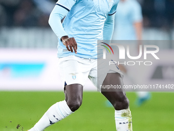 Boulaye Dia of SS Lazio during the Serie A Enilive match between SS Lazio and Cagliari Calcio at Stadio Olimpico on November 4, 2024 in Rome...