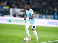 Tijjani Noslin of SS Lazio during the Serie A Enilive match between SS Lazio and Cagliari Calcio at Stadio Olimpico on November 4, 2024 in R...