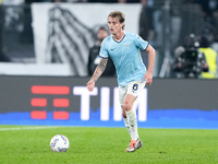 Nicolo' Rovella of SS Lazio during the Serie A Enilive match between SS Lazio and Cagliari Calcio at Stadio Olimpico on November 4, 2024 in...