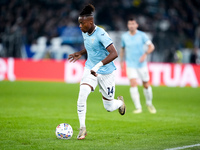 Tijjani Noslin of SS Lazio during the Serie A Enilive match between SS Lazio and Cagliari Calcio at Stadio Olimpico on November 4, 2024 in R...