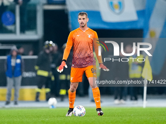 Ivan Provedel of SS Lazio during the Serie A Enilive match between SS Lazio and Cagliari Calcio at Stadio Olimpico on November 4, 2024 in Ro...