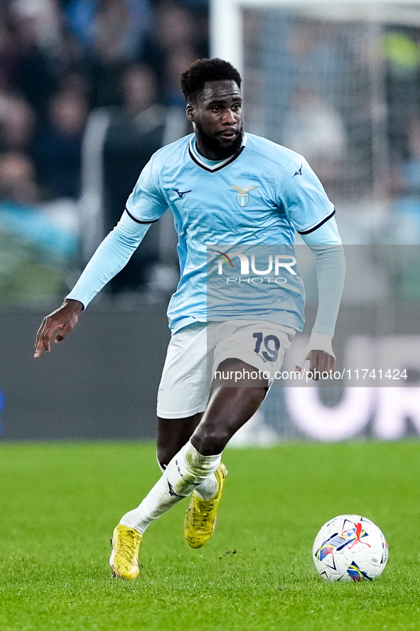 Boulaye Dia of SS Lazio during the Serie A Enilive match between SS Lazio and Cagliari Calcio at Stadio Olimpico on November 4, 2024 in Rome...