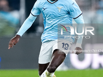 Boulaye Dia of SS Lazio during the Serie A Enilive match between SS Lazio and Cagliari Calcio at Stadio Olimpico on November 4, 2024 in Rome...