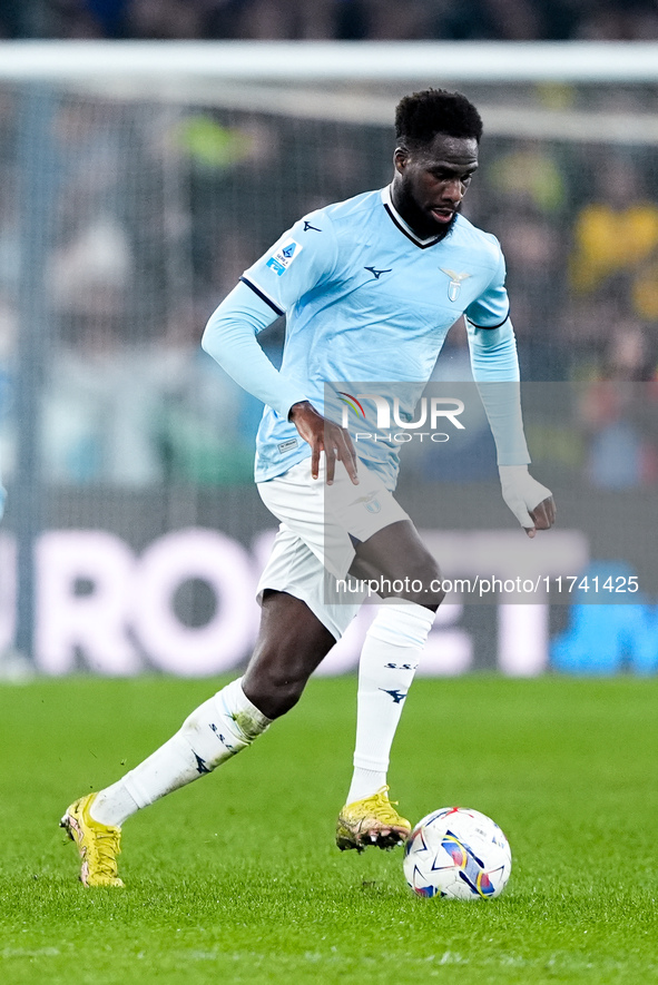 Boulaye Dia of SS Lazio during the Serie A Enilive match between SS Lazio and Cagliari Calcio at Stadio Olimpico on November 4, 2024 in Rome...