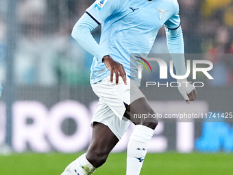 Boulaye Dia of SS Lazio during the Serie A Enilive match between SS Lazio and Cagliari Calcio at Stadio Olimpico on November 4, 2024 in Rome...