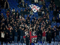 Supporters of Cagliari Calcio during the Serie A Enilive match between SS Lazio and Cagliari Calcio at Stadio Olimpico on November 4, 2024 i...