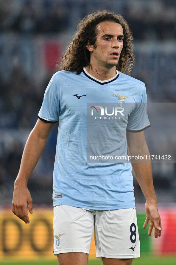 Matteo Guendouzi of S.S. Lazio participates in the 11th day of the Serie A Championship between S.S. Lazio and Cagliari Calcio at the Olympi...