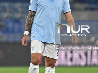 Luca Pellegrini of S.S. Lazio participates in the 11th day of the Serie A Championship between S.S. Lazio and Cagliari Calcio at the Olympic...