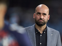 Claudio Giraldez, Head Coach of RC Celta de Vigo, looks on before the La Liga EA Sports match between RC Celta de Vigo and Getafe CF at Esta...