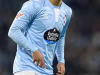 Hugo Sotelo of RC Celta de Vigo looks on during the La Liga EA Sports match between RC Celta de Vigo and Getafe CF at Estadio Abanca Balaido...