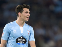 Anastasios Douvikas of RC Celta de Vigo reacts during the La Liga EA Sports match between RC Celta de Vigo and Getafe CF at Estadio Abanca B...