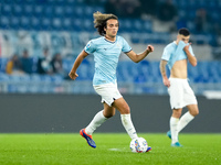 Matteo Guendouzi of SS Lazio during the Serie A Enilive match between SS Lazio and Cagliari Calcio at Stadio Olimpico on November 4, 2024 in...