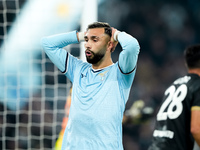 Taty Castellanos of SS Lazio looks dejected during the Serie A Enilive match between SS Lazio and Cagliari Calcio at Stadio Olimpico on Nove...