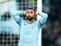 Taty Castellanos of SS Lazio looks dejected during the Serie A Enilive match between SS Lazio and Cagliari Calcio at Stadio Olimpico on Nove...