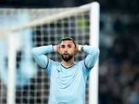 Taty Castellanos of SS Lazio looks dejected during the Serie A Enilive match between SS Lazio and Cagliari Calcio at Stadio Olimpico on Nove...