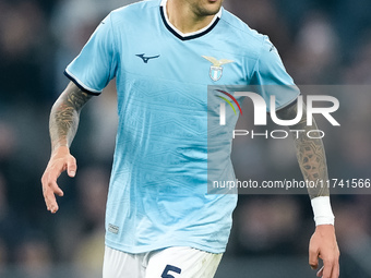 Matias Vecino of SS Lazio during the Serie A Enilive match between SS Lazio and Cagliari Calcio at Stadio Olimpico on November 4, 2024 in Ro...