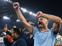 Adam Marusic of S.S. Lazio participates in the 11th day of the Serie A Championship between S.S. Lazio and Cagliari Calcio at the Olympic St...